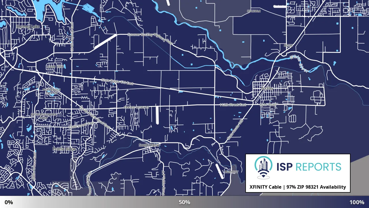 98321, WA map of internet availability
