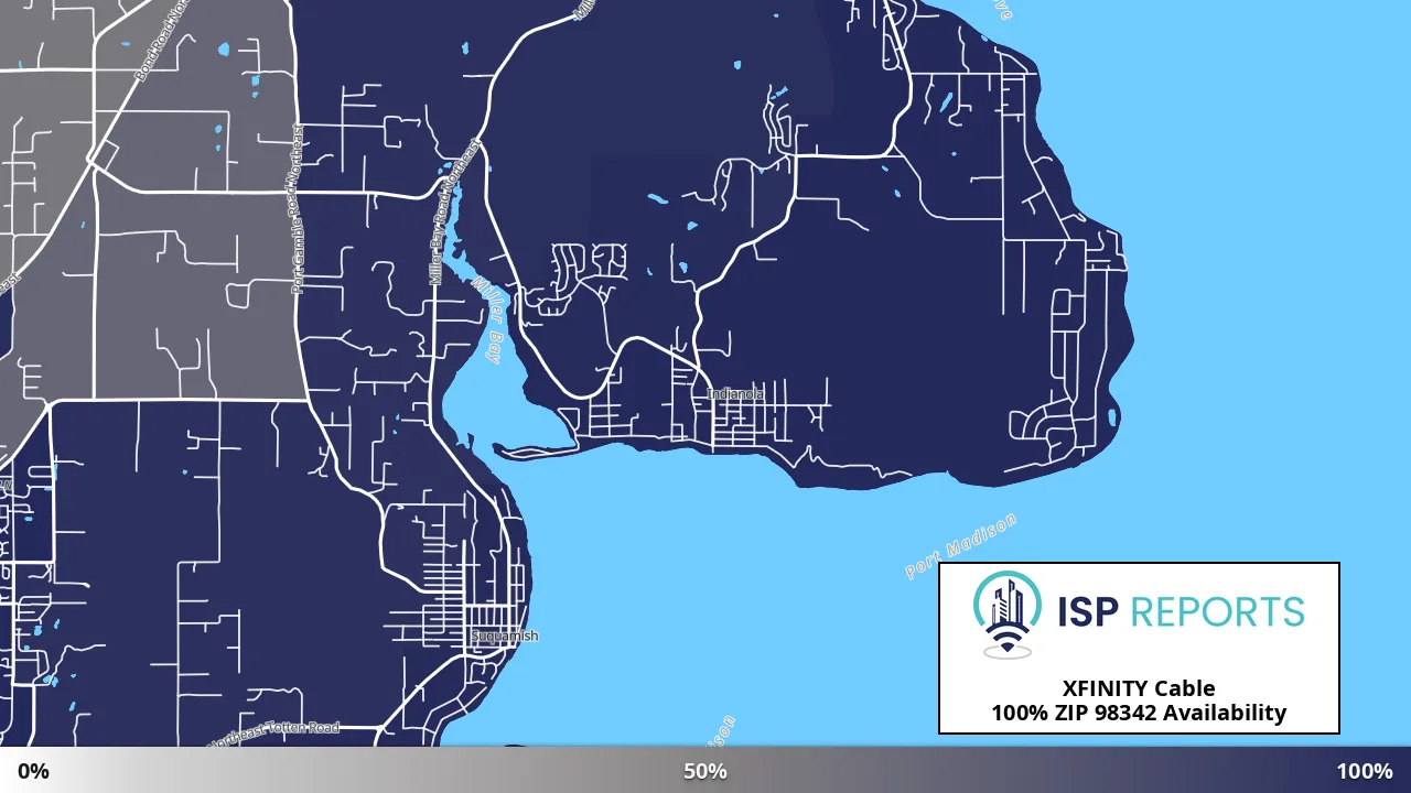 98342, WA map of internet availability