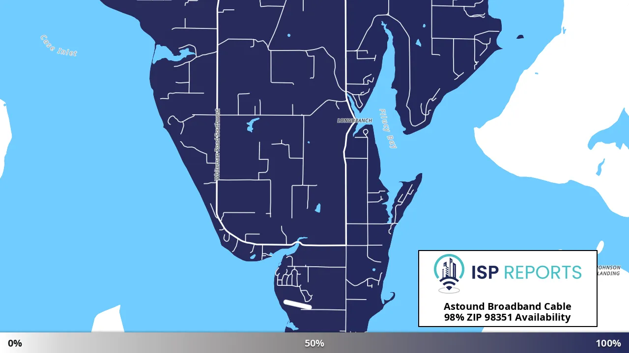98351, WA map of internet availability