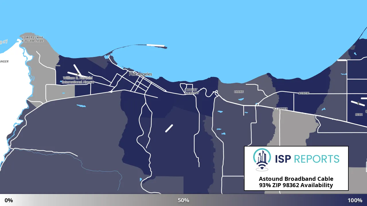 98362, WA map of internet availability