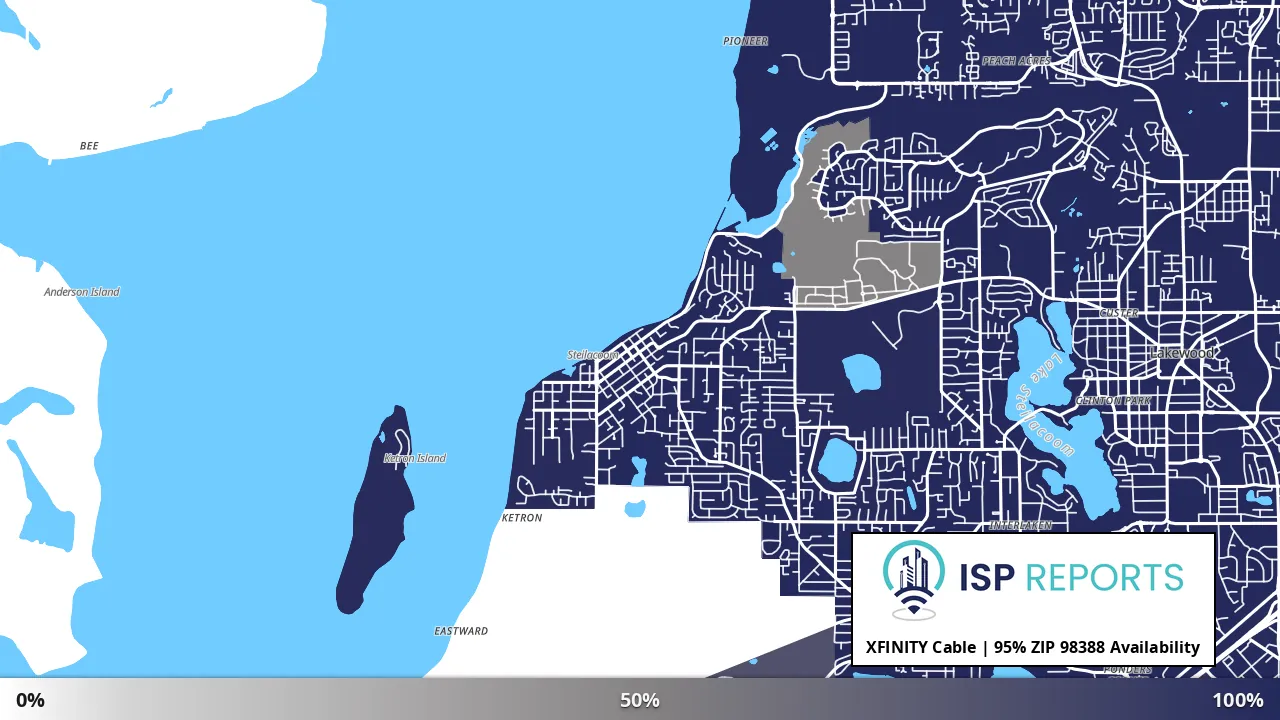 98388, WA map of internet availability