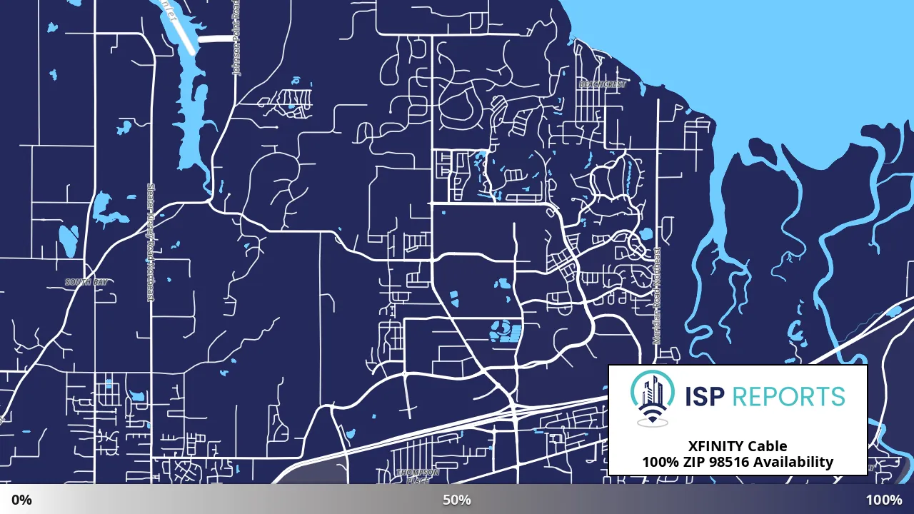 98516, WA map of internet availability