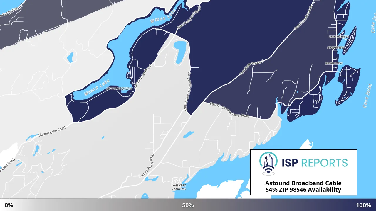 98546, WA map of internet availability