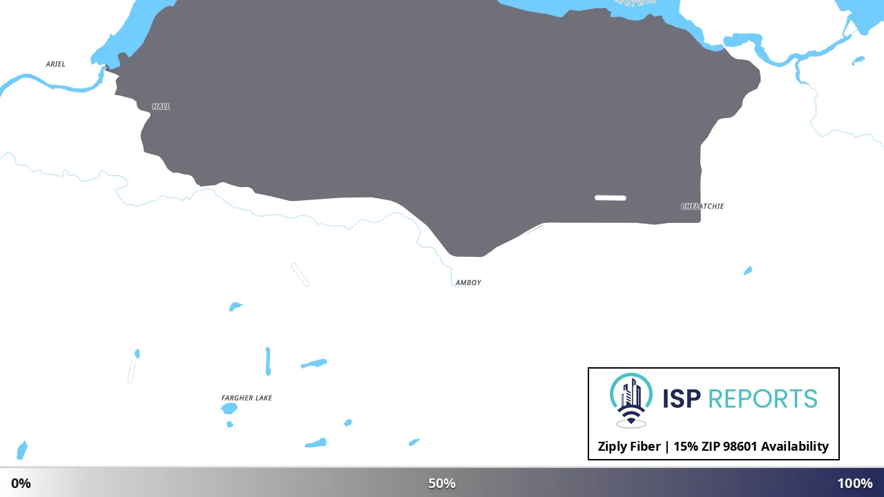 98601, WA map of internet availability