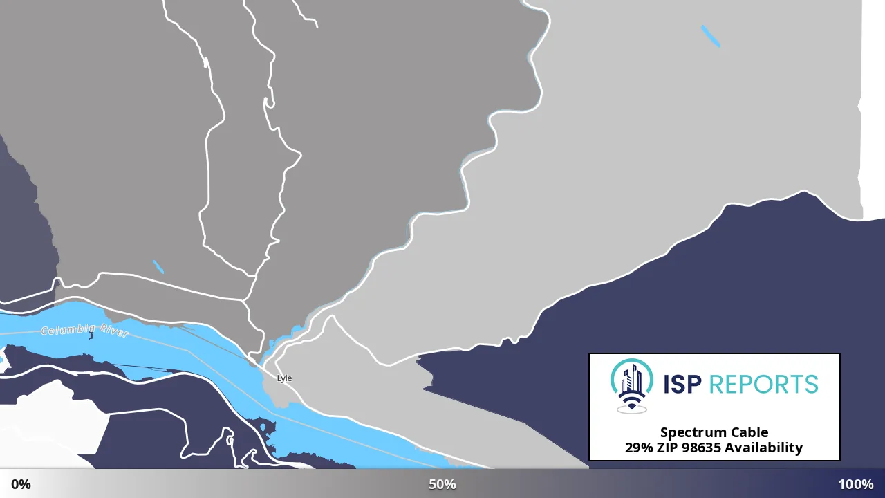 98635, WA map of internet availability