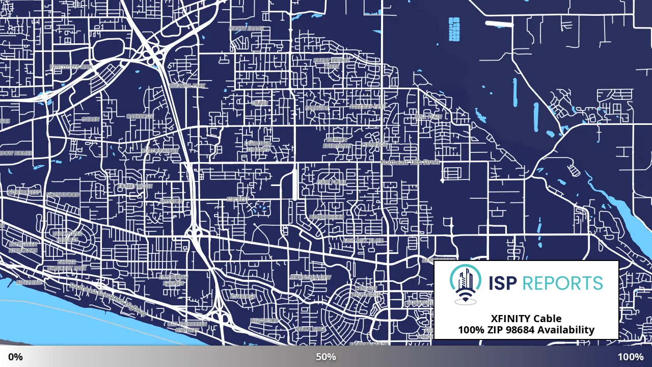 98684, WA map of internet availability