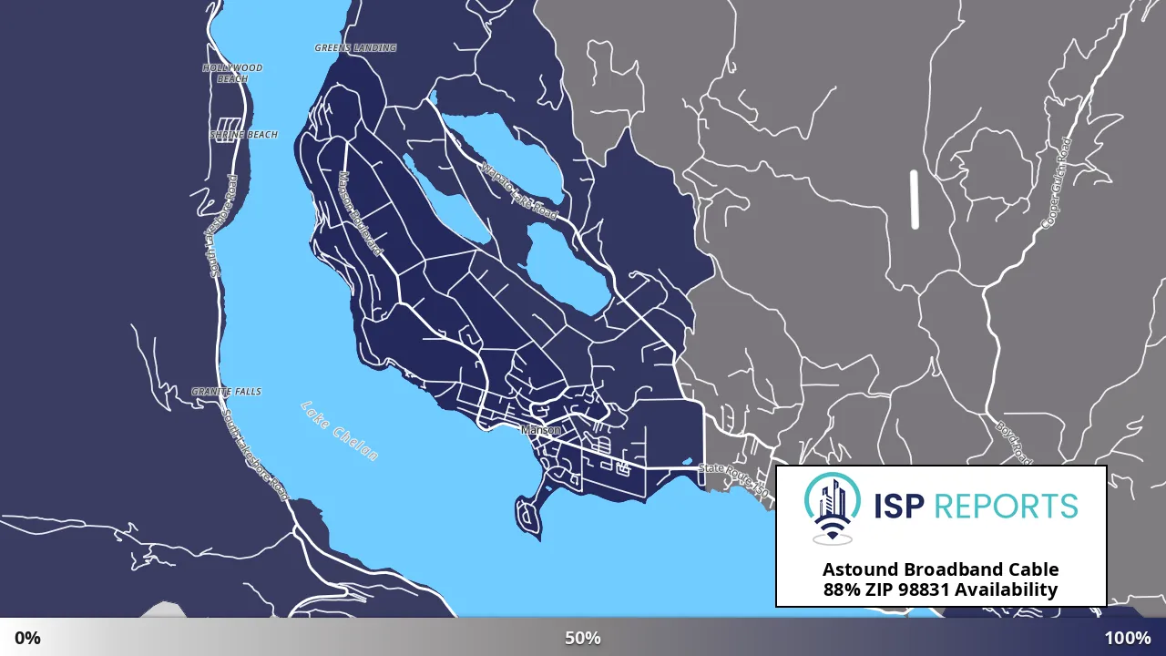98831, WA map of internet availability