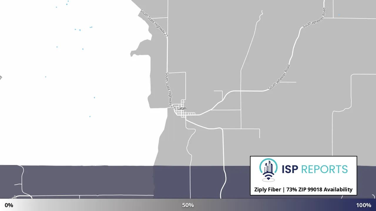 99018, WA map of internet availability