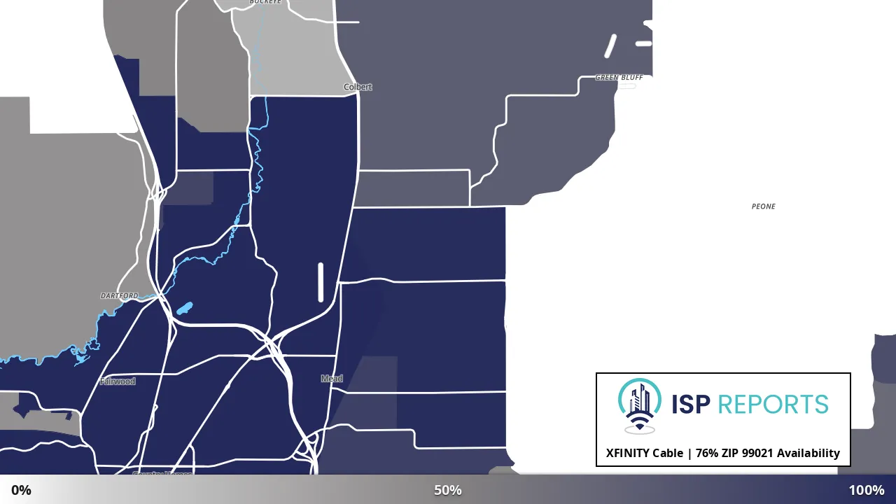 99021, WA map of internet availability