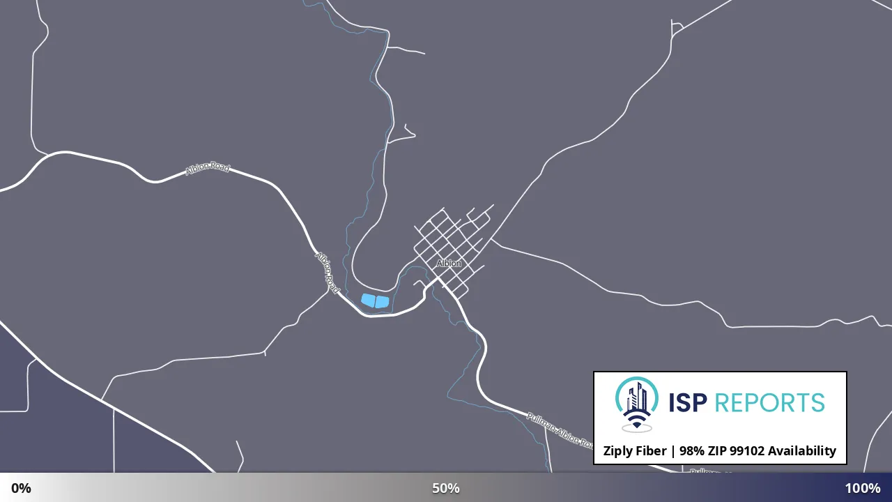 99102, WA map of internet availability
