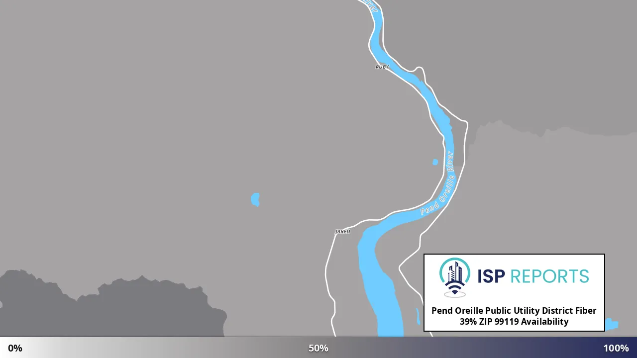 99119, WA map of internet availability