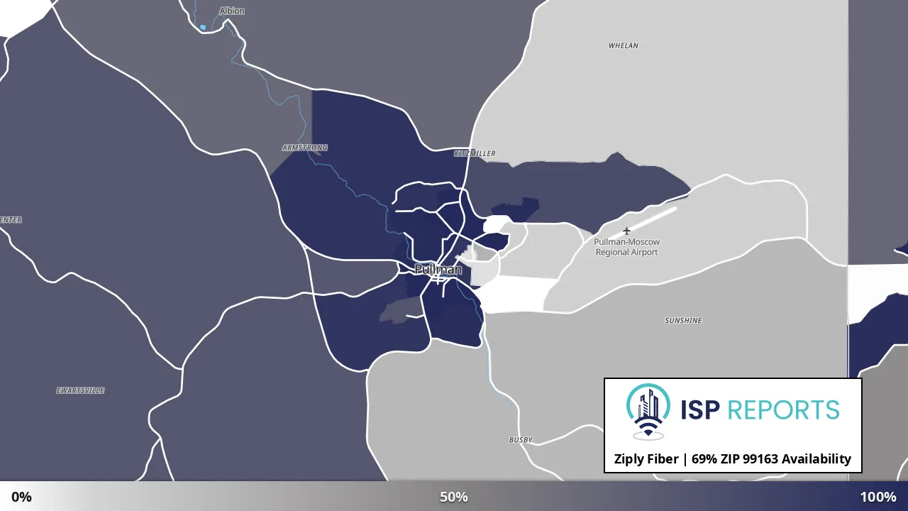 99163, WA map of internet availability