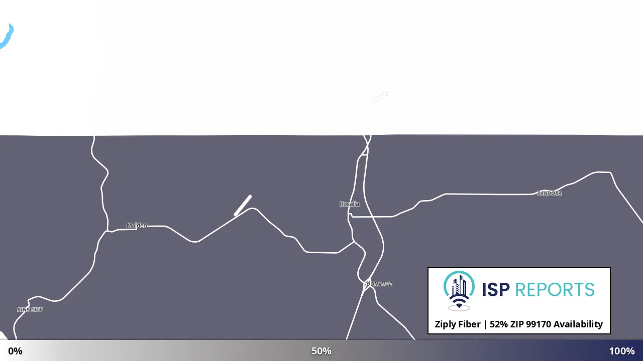 99170, WA map of internet availability
