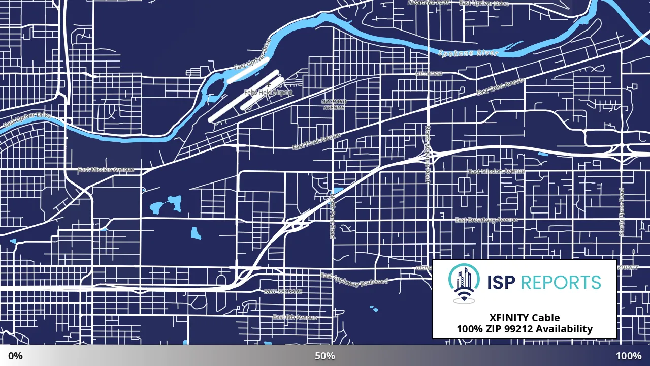 99212, WA map of internet availability