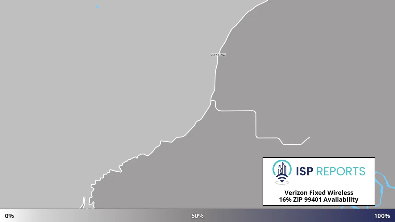 99401, WA map of internet availability