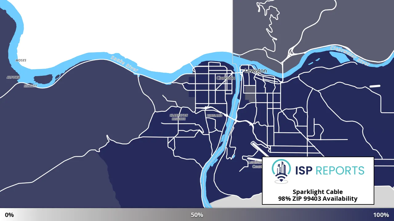 99403, WA map of internet availability