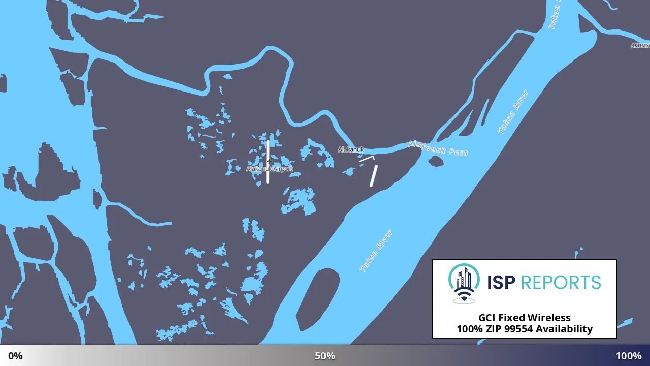 99554, AK map of internet availability