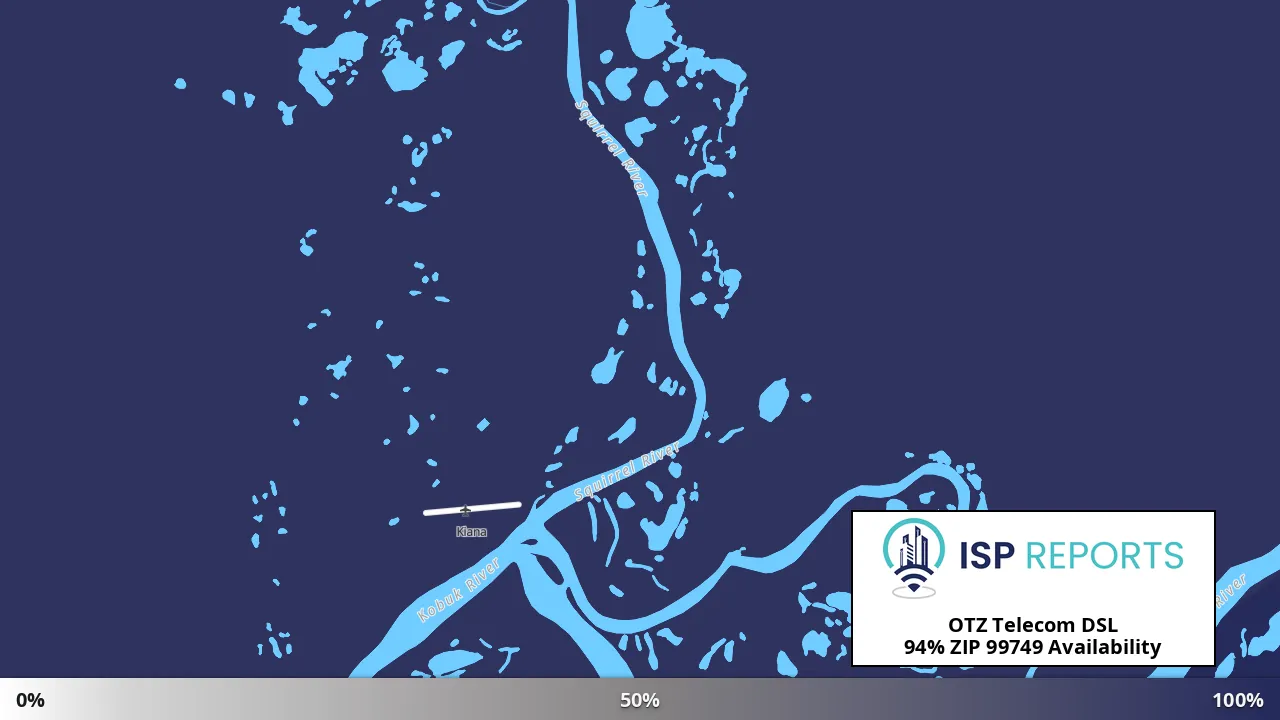 99749, AK map of internet availability