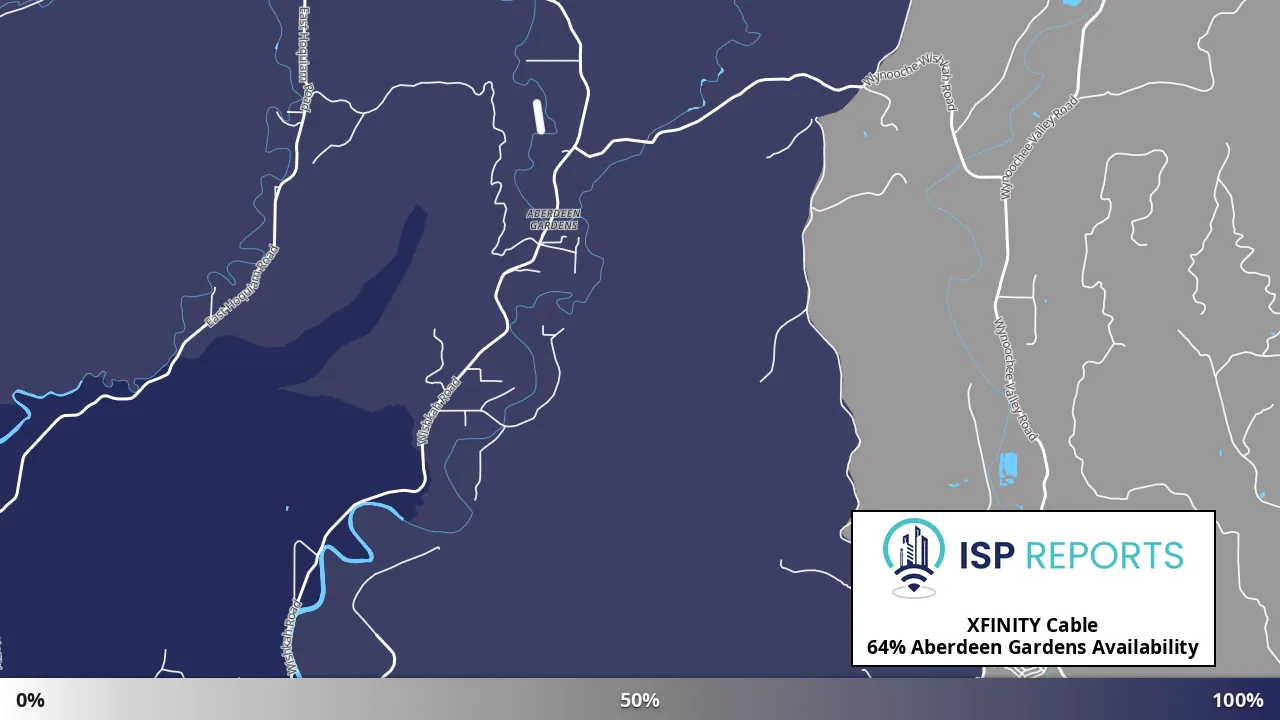 Aberdeen Gardens, WA map of internet availability