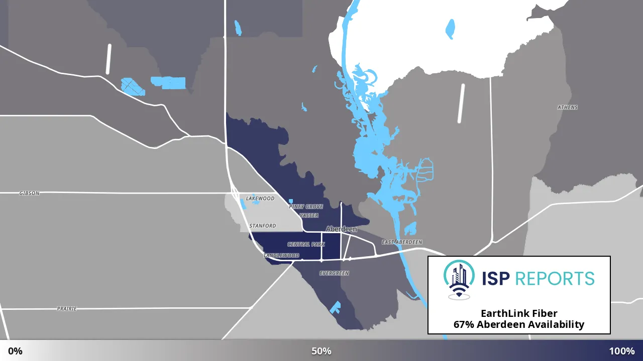 Aberdeen, MS map of internet availability