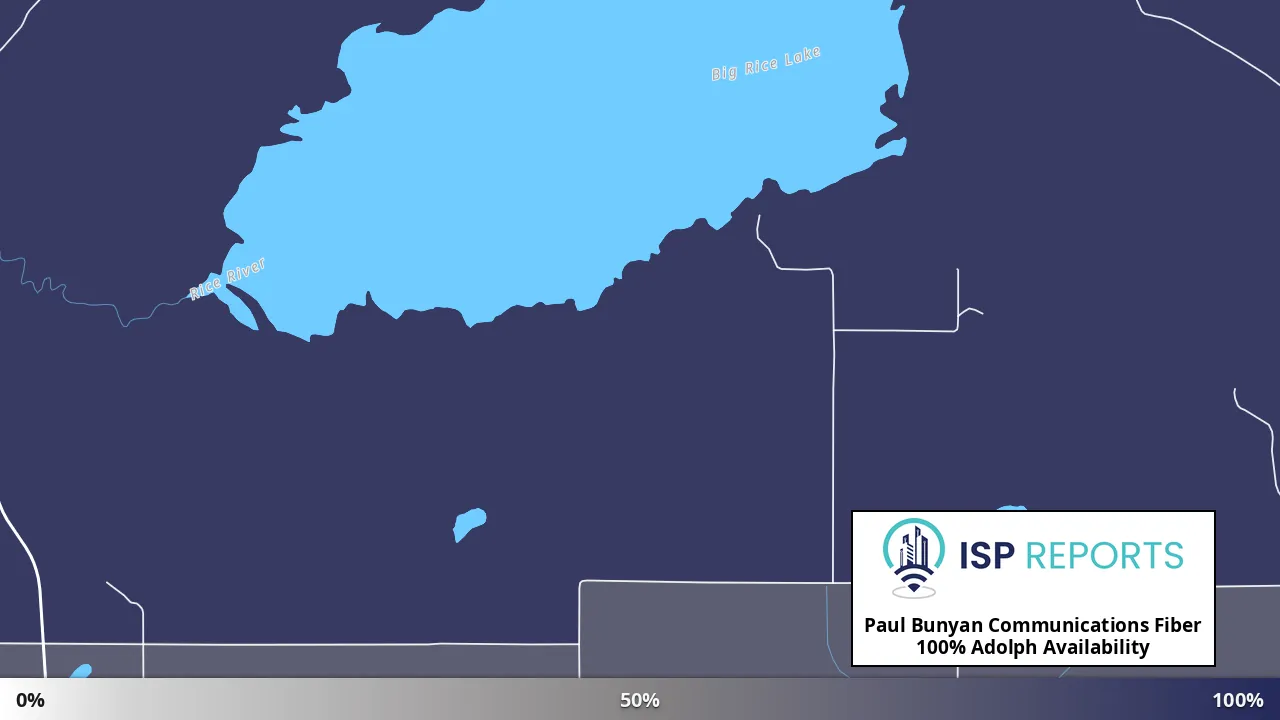 Adolph, MN map of internet availability