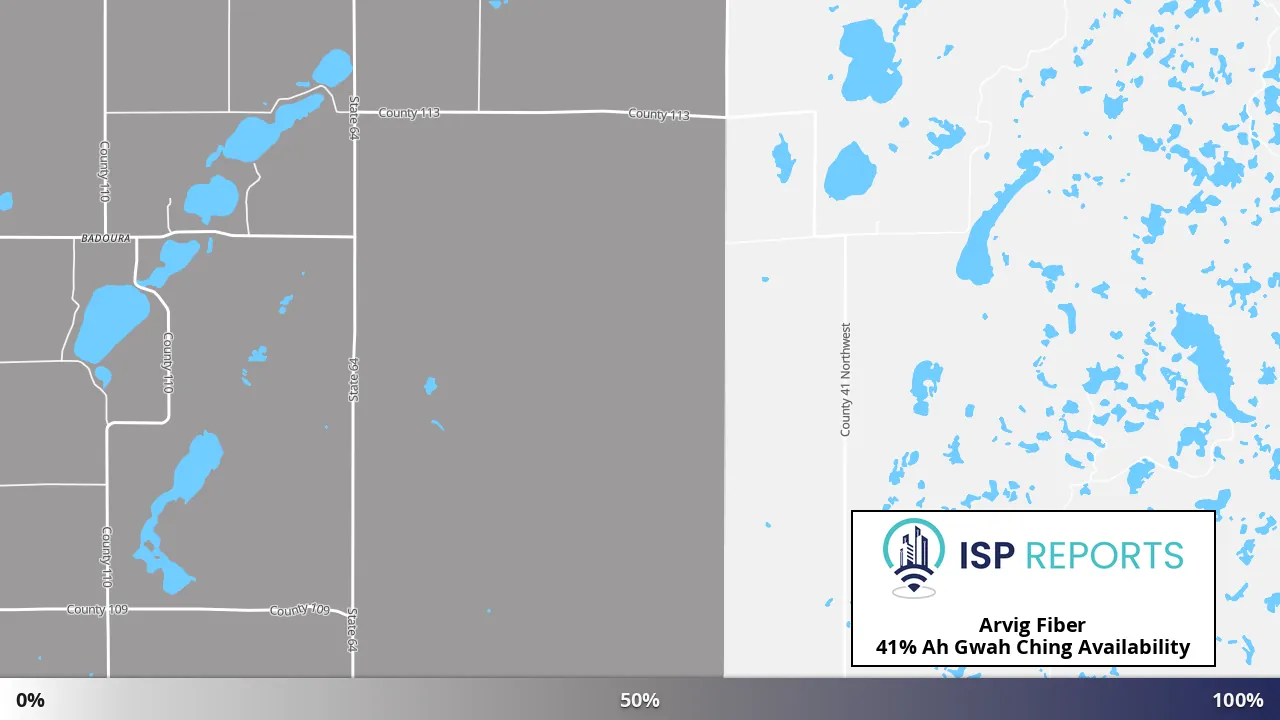 Ah Gwah Ching, MN map of internet availability