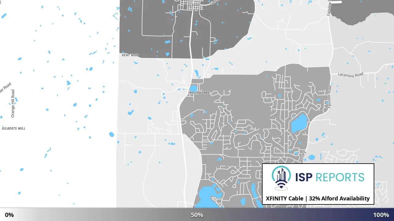 Alford, FL map of internet availability