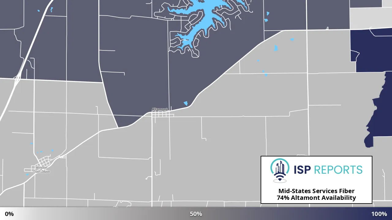 Altamont, MO map of internet availability
