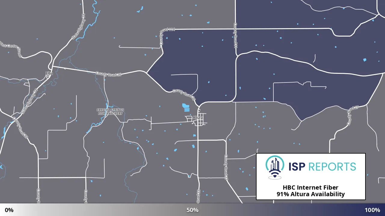 Altura, MN map of internet availability