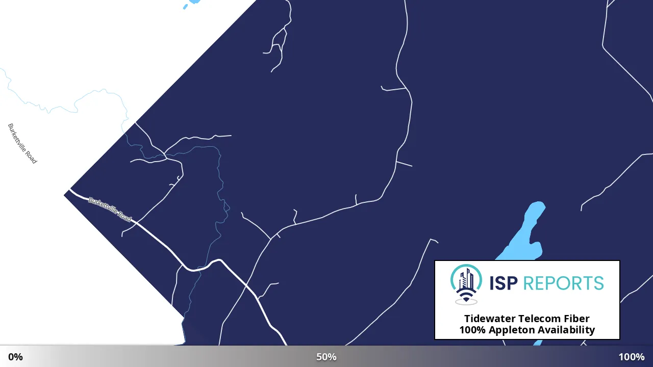 Appleton, ME map of internet availability