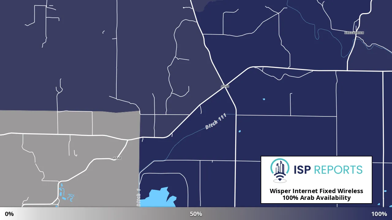 Arab, MO map of internet availability