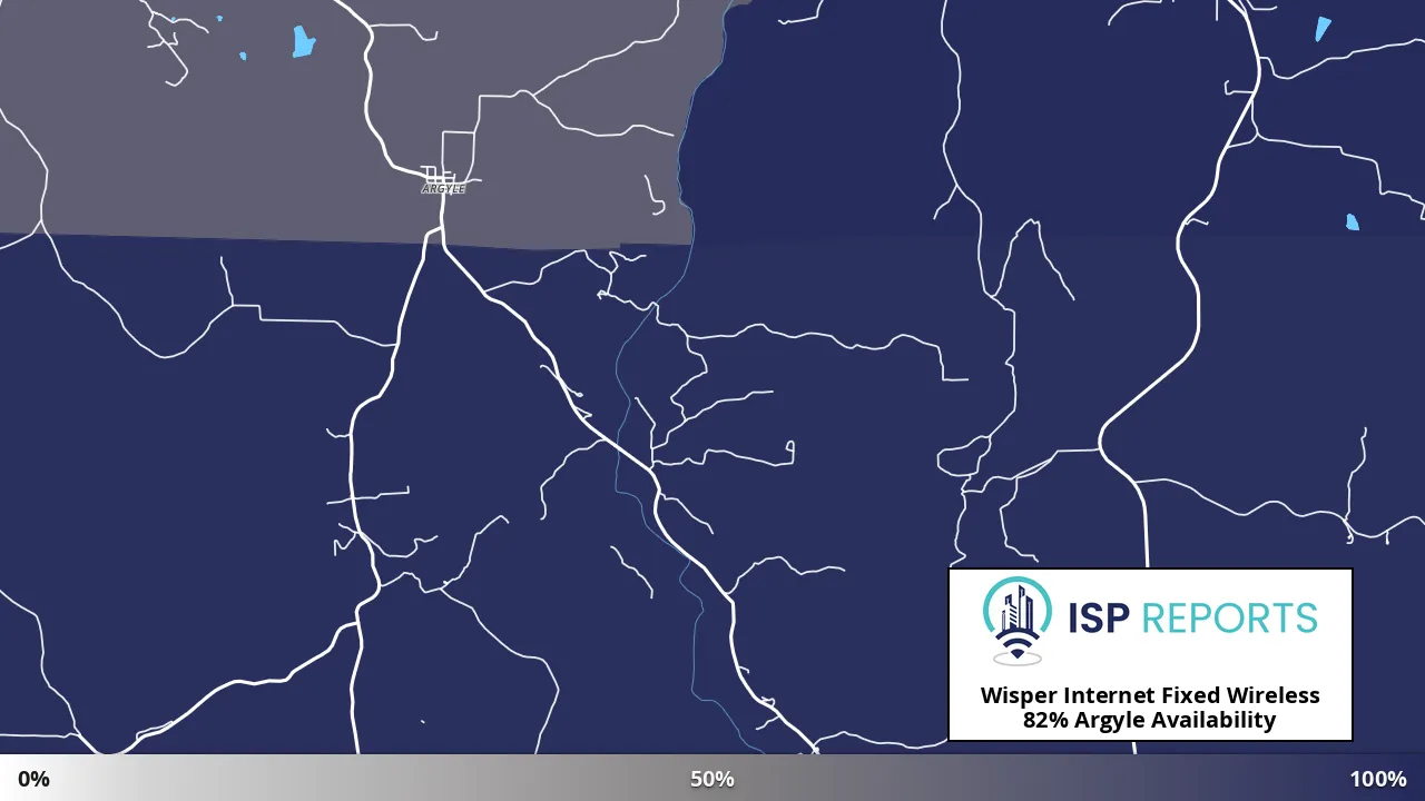 Argyle, MO map of internet availability
