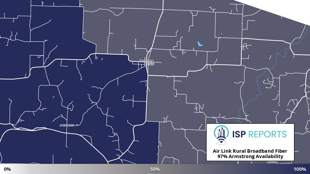 Armstrong, MO map of internet availability
