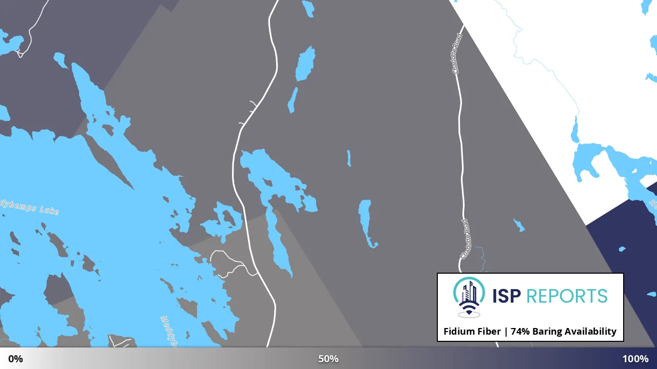 Baring, ME map of internet availability