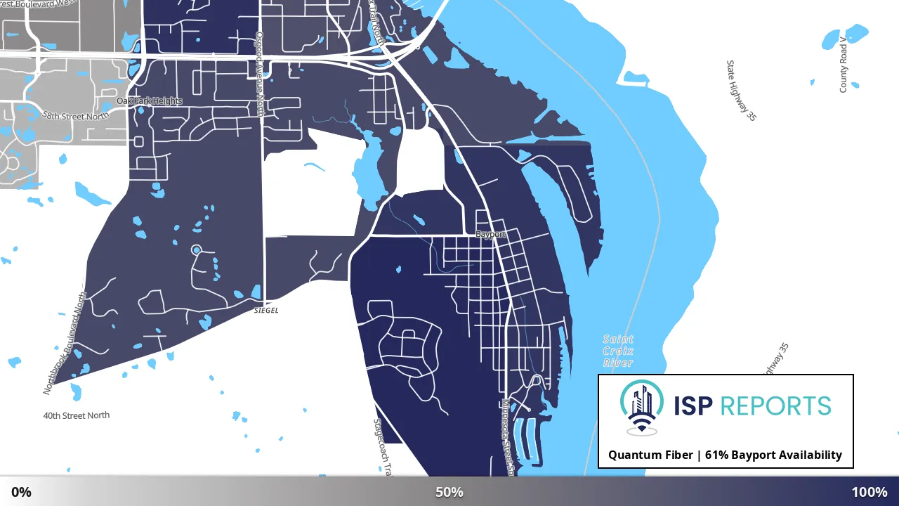 Bayport, MN map of internet availability