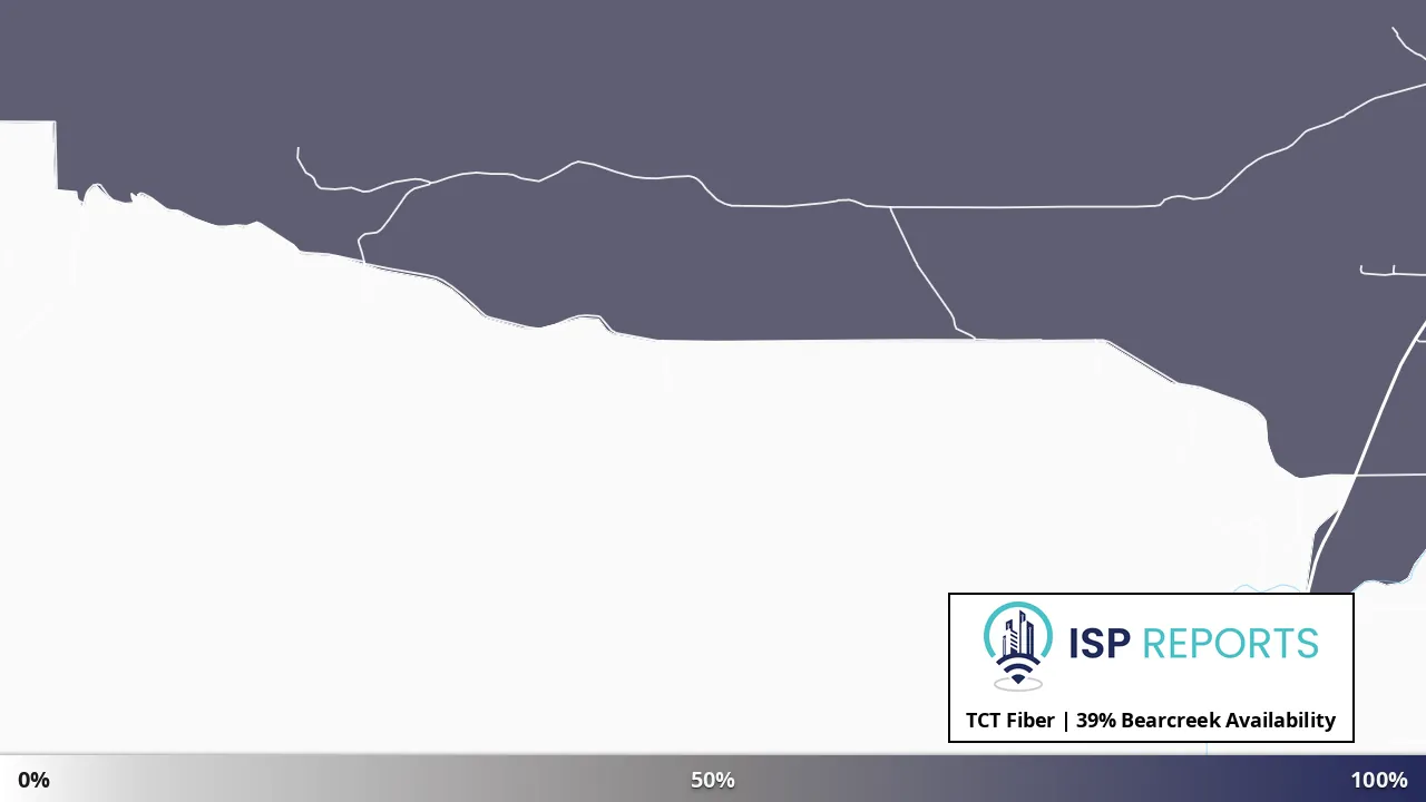 Bearcreek, MT map of internet availability