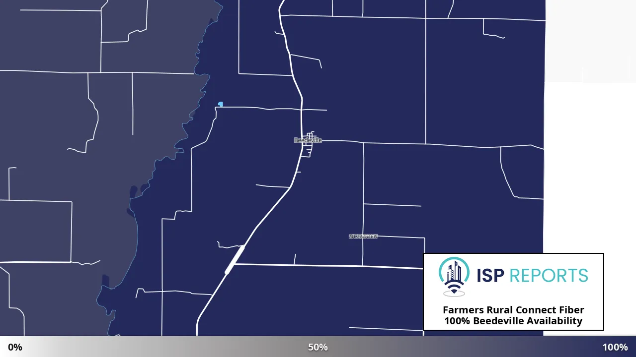 Beedeville, AR map of internet availability
