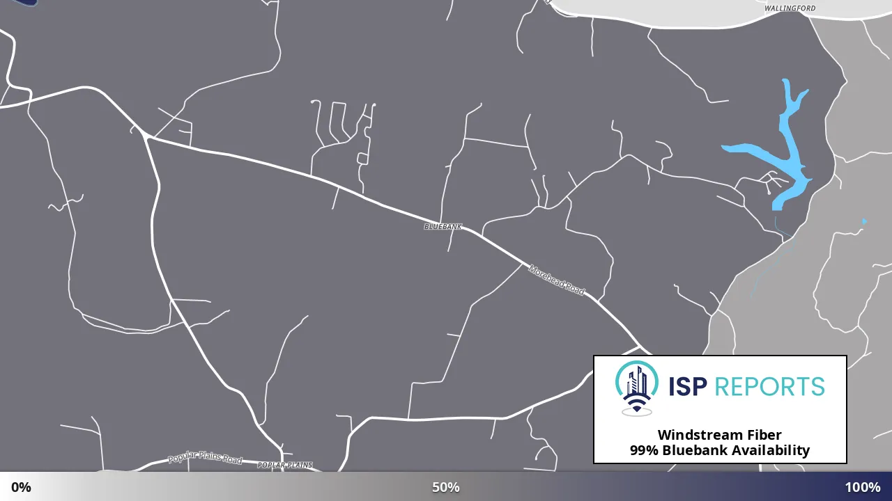 Bluebank, KY map of internet availability