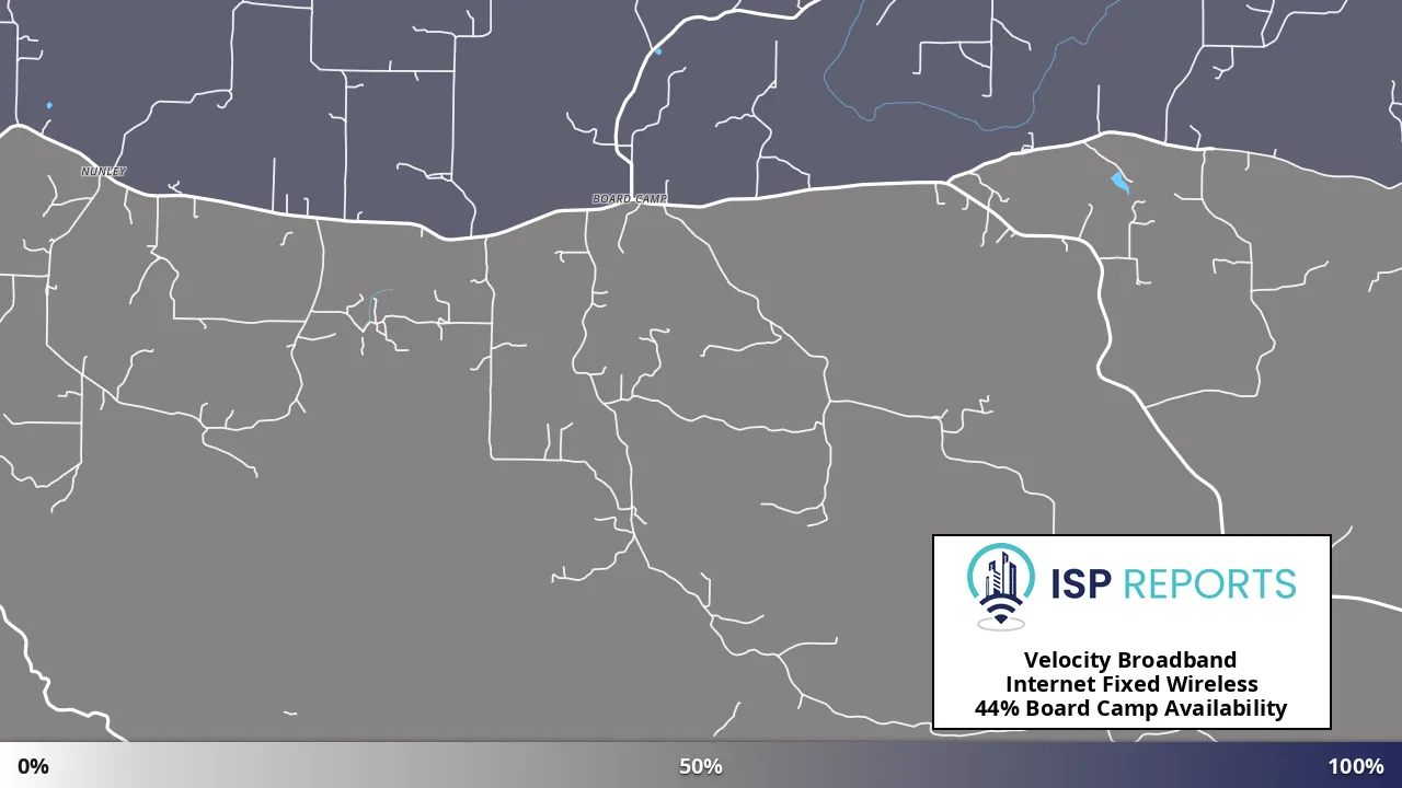 Board Camp, AR map of internet availability