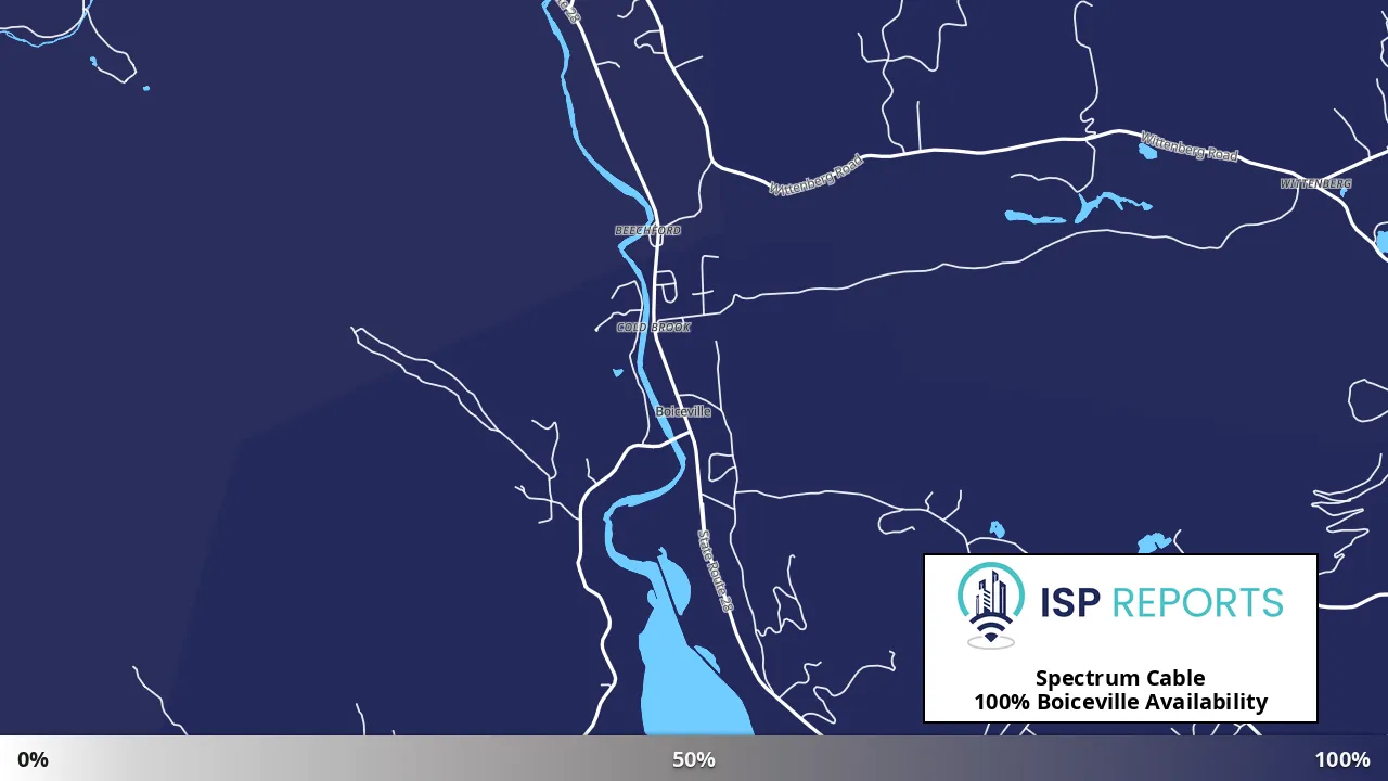 Boiceville, NY map of internet availability
