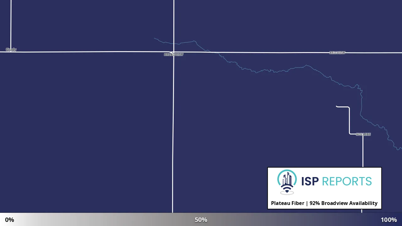 Broadview, NM map of internet availability