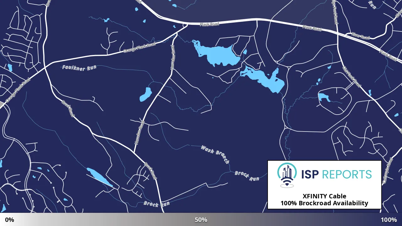 Brockroad, VA map of internet availability