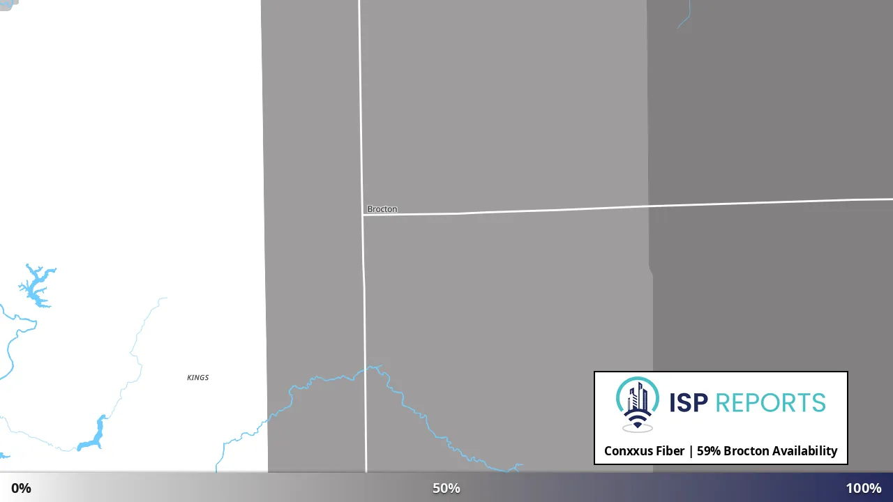 Brocton, IL map of internet availability