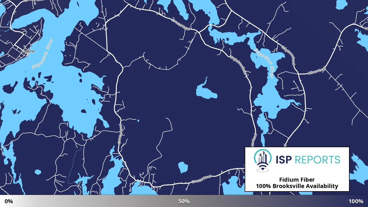 Brooksville, ME map of internet availability