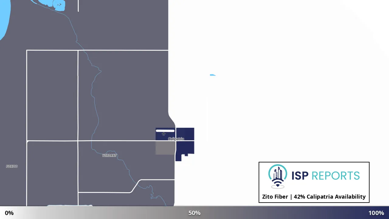Calipatria, CA map of internet availability