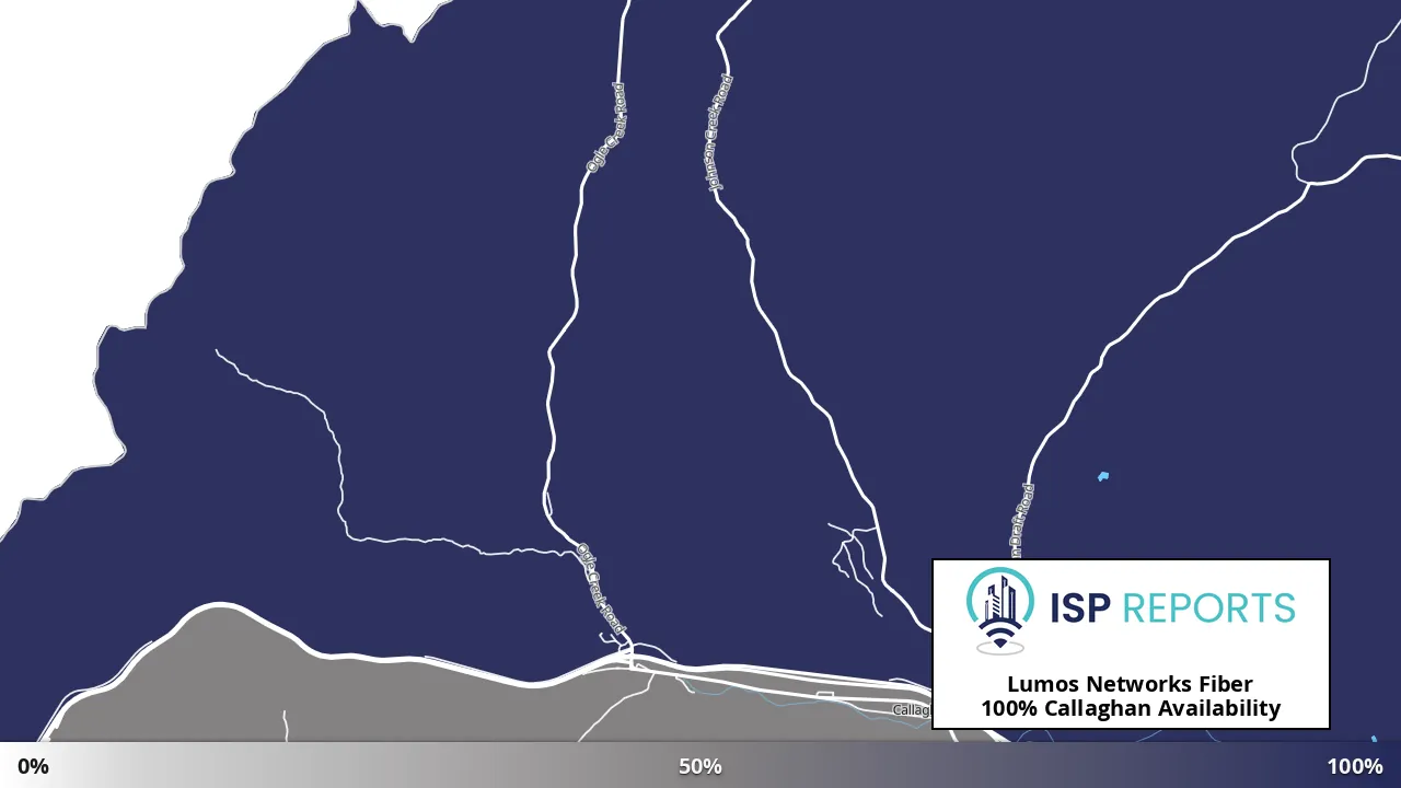 Callaghan, VA map of internet availability