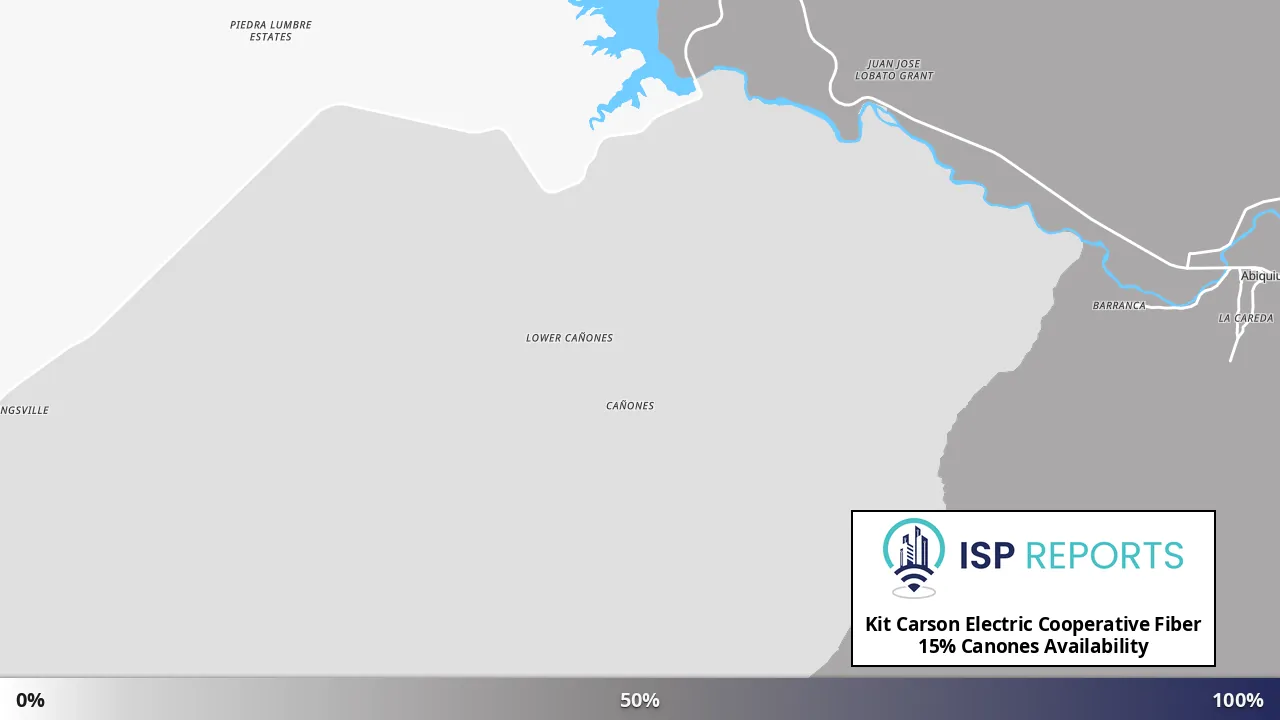 Canones, NM map of internet availability