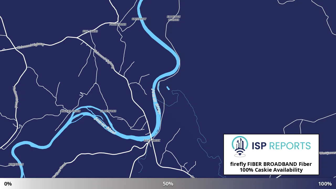 Caskie, VA map of internet availability