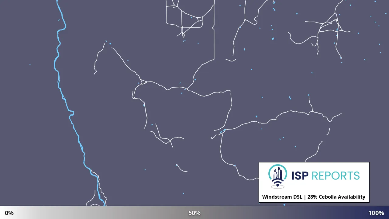 Cebolla, NM map of internet availability