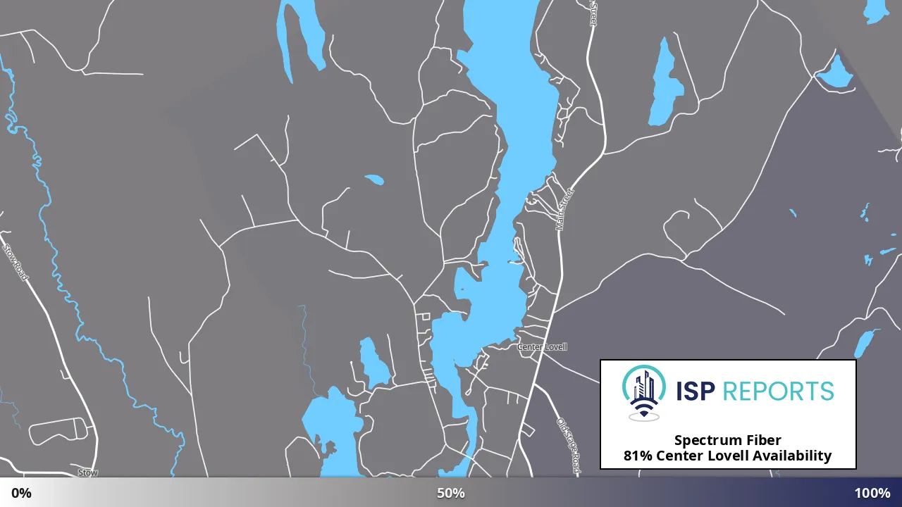 Center Lovell, ME map of internet availability